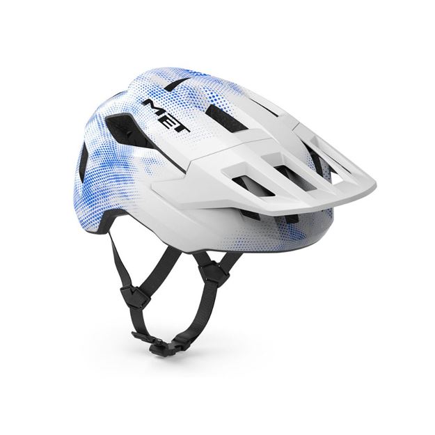 Picture of MET SHELTER YOUTH CE WHITE BLUE | MATT